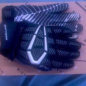 Lg Padded Cutter Football Gloves